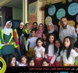 الفريق التطوعي  لـ "مبادرة يلا نتعاون على الخير" بمدرسة النزهة يفوز بالمركز الأول كأفضل فريق تطوعي في مسابقة وكالة الغوث الدولية - الأردن